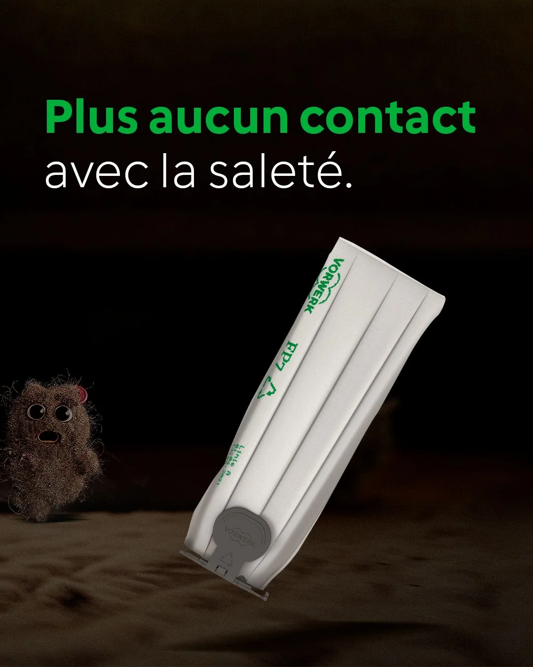 Kobold FP7 sac filtrant premium – remplacement hygiénique sans contact